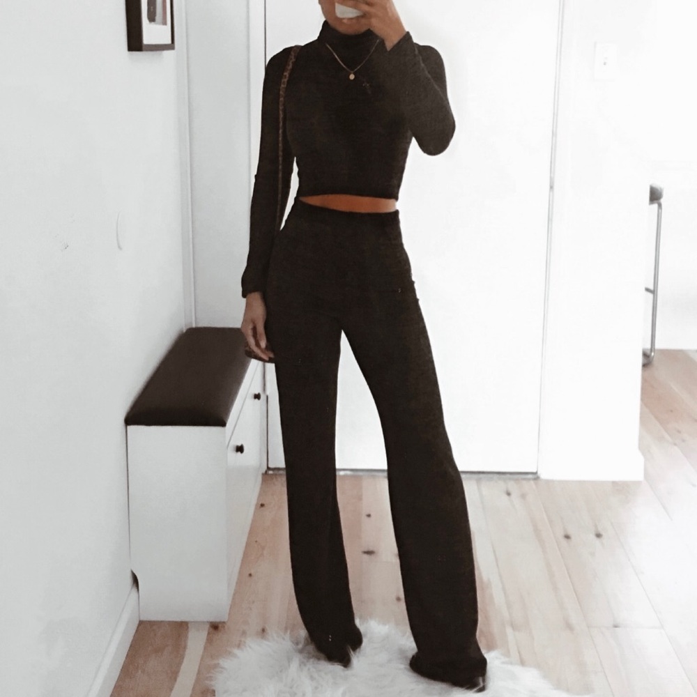 🆕BLACK MADALENE SET